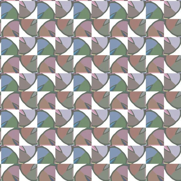 Sömlös Geometriska Mönster Illustration Bakgrund — Stock vektor