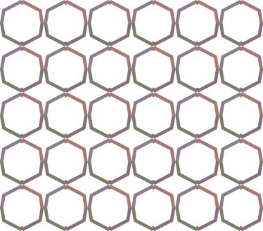 Soyut geometrik şekilli kusursuz desen