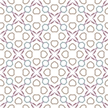 Soyut geometrik şekilli kusursuz desen