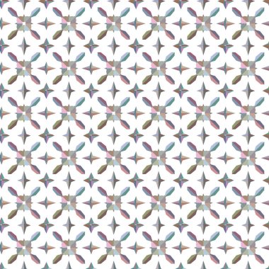 Soyut geometrik şekilli kusursuz desen