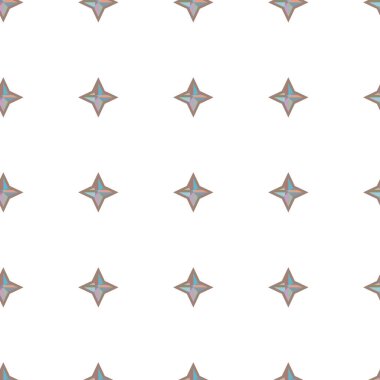 Geometrik şekilli kusursuz desen. vektör illüstrasyonu