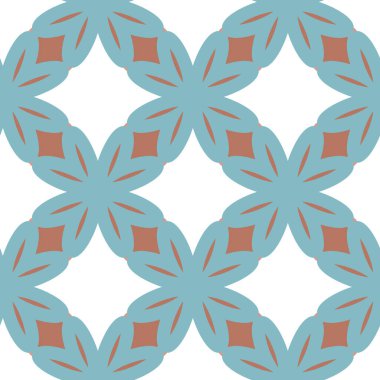 Soyut geometrik şekilli kusursuz desen