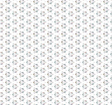 Tekrarlanan geometrik şekilli kusursuz desen, vektör illüstrasyonuName