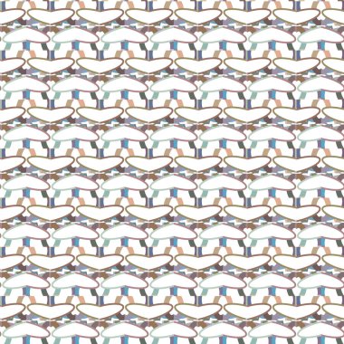 Modern geometrik vektör tasarımı, kusursuz desen çizimi