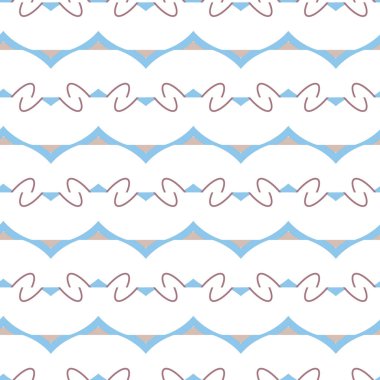 Kusursuz şablon, soyut duvar kağıdı, vektör illüstrasyonu        