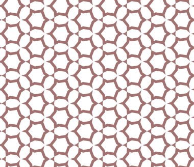 Geometrik süslemeli kusursuz desen. vektör illüstrasyonu