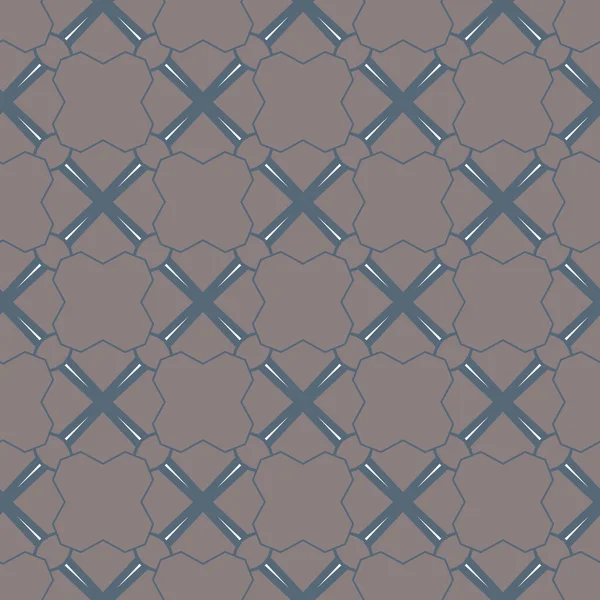 Seamless Geometric Pattern Illustration Background — Stock Vector