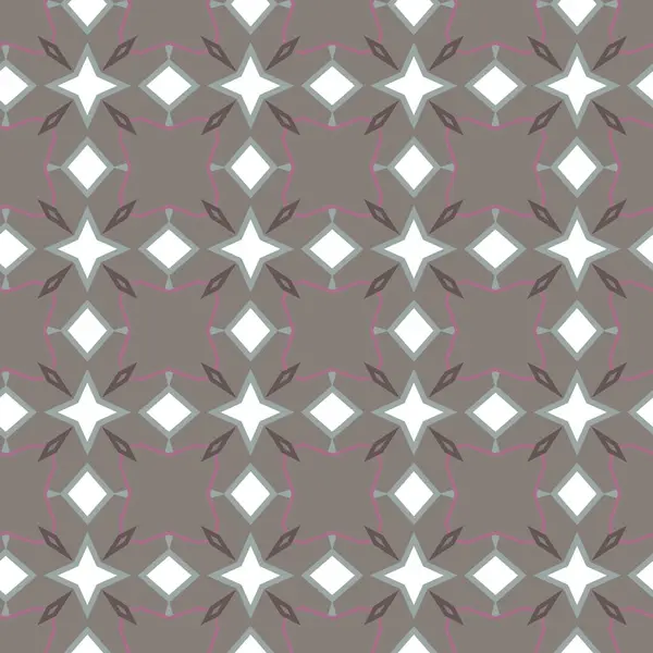 Sömlös Geometriska Mönster Illustration Bakgrund — Stock vektor