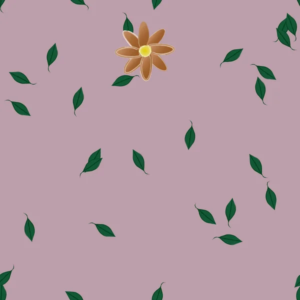 Безшовний Квітковий Фон Квітковий Візерунок Фону Векторні Ілюстрації — стоковий вектор