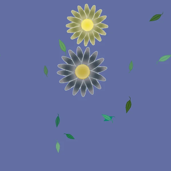 Flores Sin Costura Florecen Fondo Pantalla Vector Ilustración Hermoso Fondo — Archivo Imágenes Vectoriales