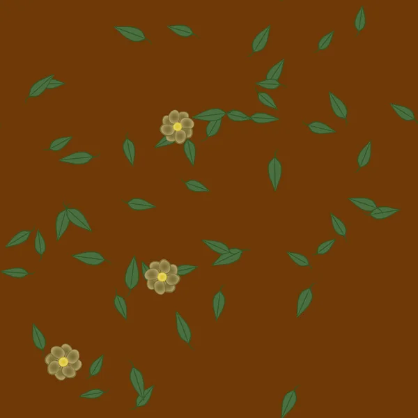 Blumenmuster Hintergrund Vektorillustration — Stockvektor