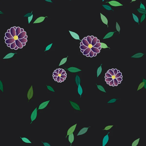 Kwiaty Kwiat Tapety Wektor Ilustracja — Wektor stockowy