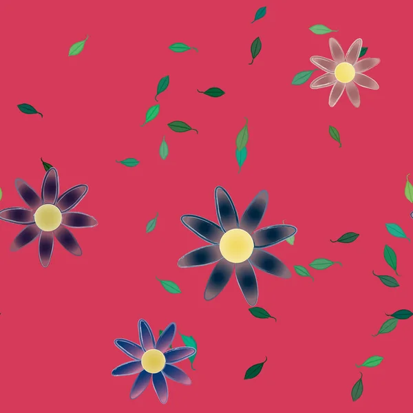 นหล ปแบบดอกไม ภาพวาดเวกเตอร — ภาพเวกเตอร์สต็อก