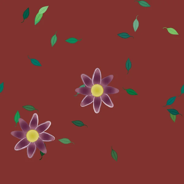 Çiçekler Duvar Kağıdı Açar Vektör Illüstrasyonu — Stok Vektör