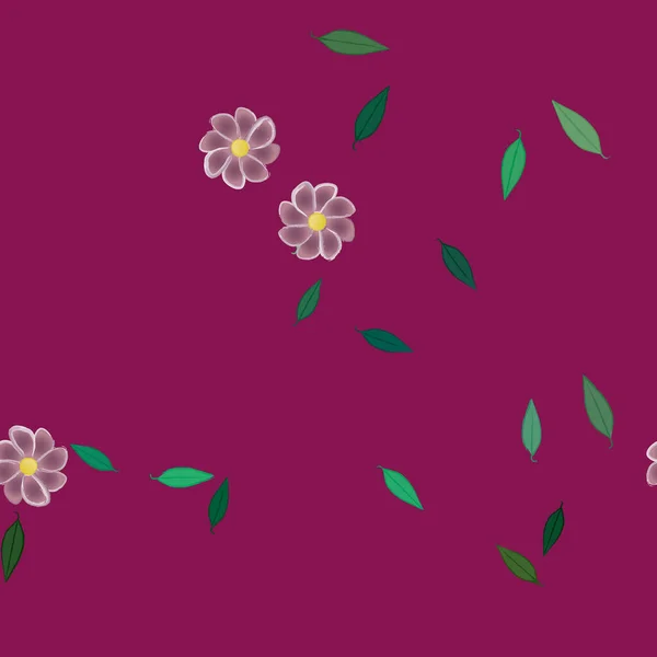 Fondo Patrón Floral Ilustración Vectorial — Vector de stock