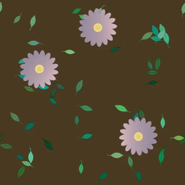 Квітковий Візерунок Фон Векторні Ілюстрації — стоковий вектор