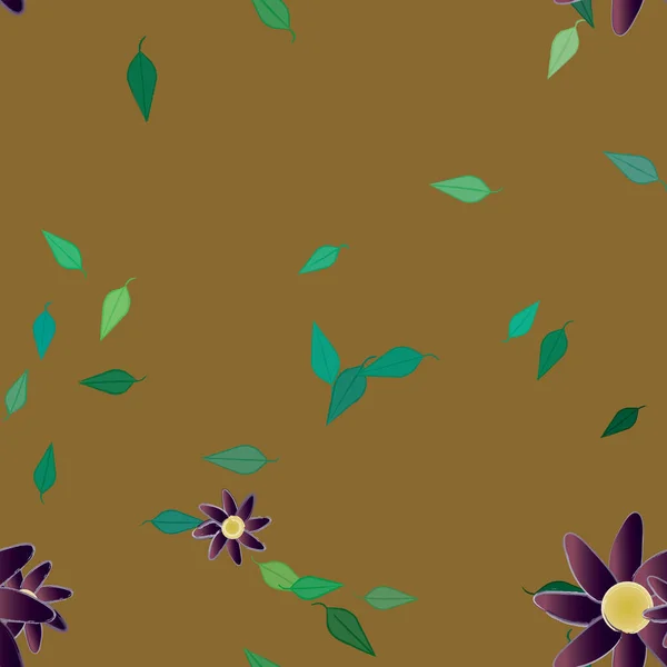 Fondo Patrón Floral Ilustración Vectorial — Archivo Imágenes Vectoriales