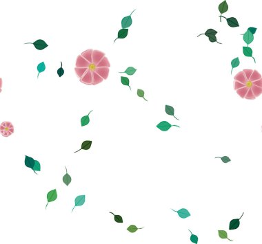 yaz çiçekleri arka plan, vektör illüstrasyonu