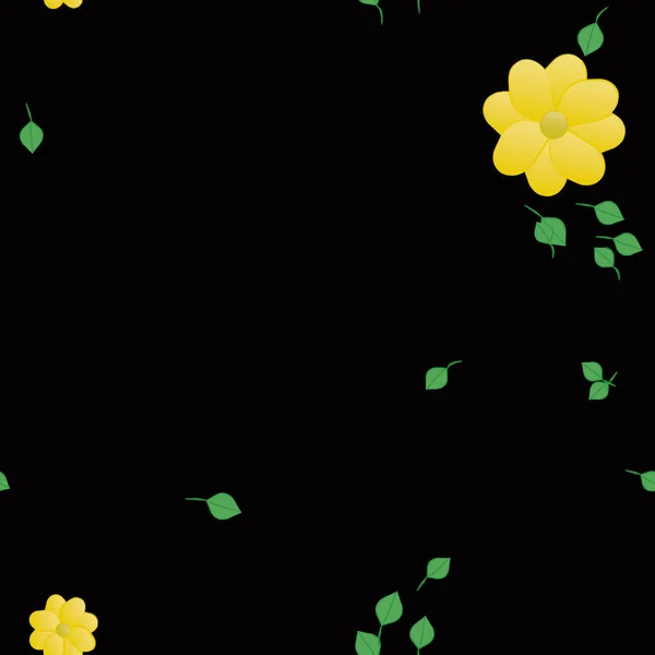 Bloemen Ornament Achtergrond Bloemen Vector Illustratie — Stockvector