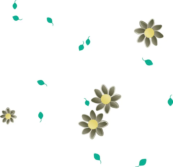 Fond Floral Coloré Illustration Vectorielle Fleurs — Image vectorielle