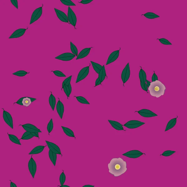 Fondo Floral Color Flores Vector Ilustración — Archivo Imágenes Vectoriales