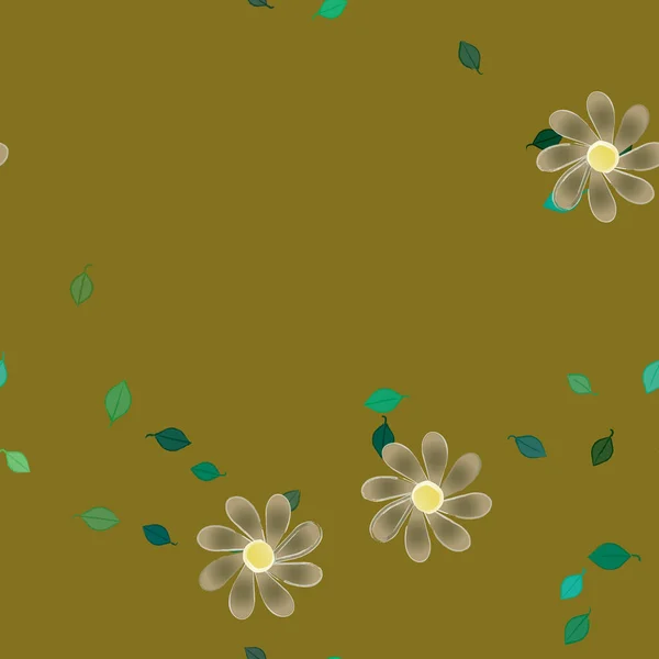 Fleurs Motif Fond Illustration Vectorielle — Image vectorielle