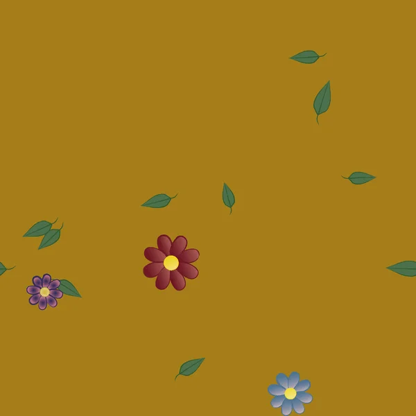 Квітковий Фон Квіти Векторні Ілюстрації — стоковий вектор