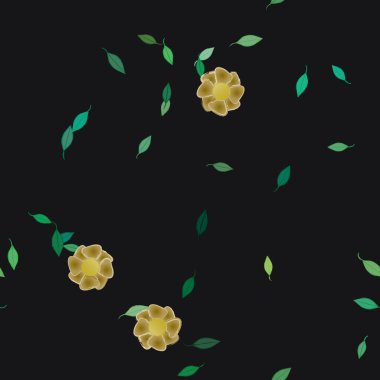 çiçek desenli arkaplan, vektör resimleme