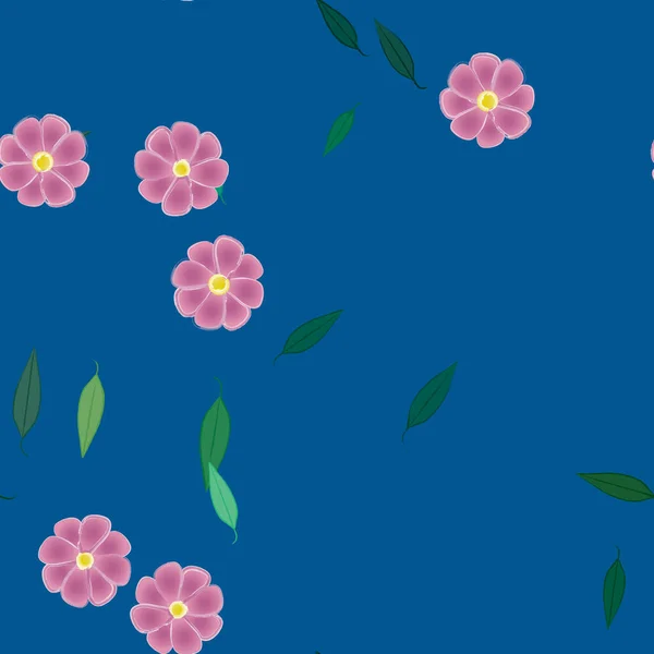 花柄の背景ベクトルイラスト — ストックベクタ