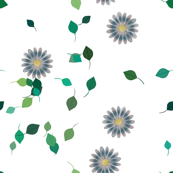 Motif Floral Fond Illustration Vectorielle — Image vectorielle