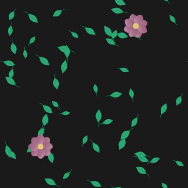 yaz çiçekleri arka plan, vektör illüstrasyonu