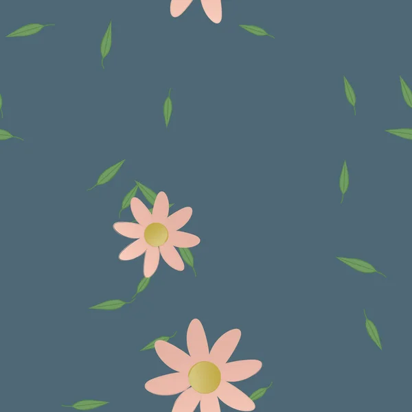 Bloemenpatroon Achtergrond Vector Illustratie — Stockvector