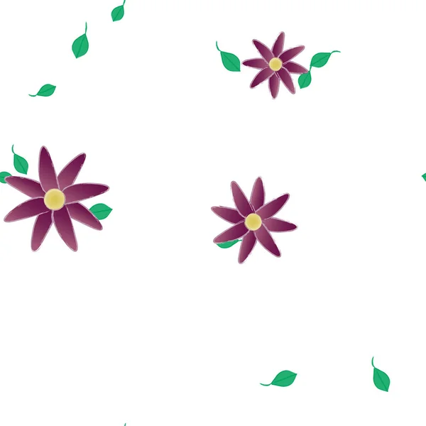 Květiny Květ Tapety Vektorové Ilustrace Krásné Botanické Pozadí — Stockový vektor