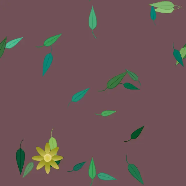 Flowers Pattern Background Vector Illustration — Stock Vector