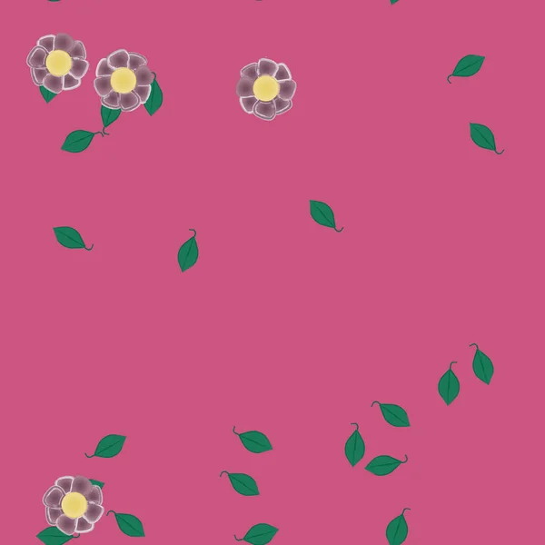 Квіти Розквітають Шпалери Векторні Ілюстрації — стоковий вектор