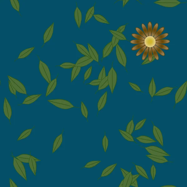 Fleurs Été Fond Illustration Vectorielle — Image vectorielle