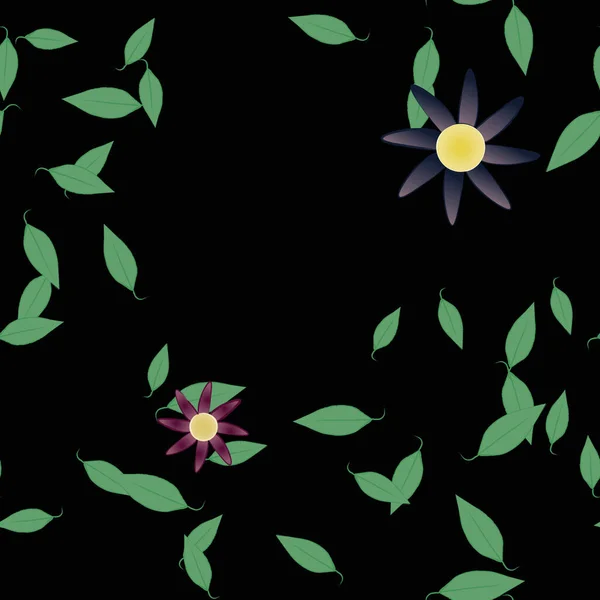 Květiny Květ Tapety Vektorové Ilustrace — Stockový vektor