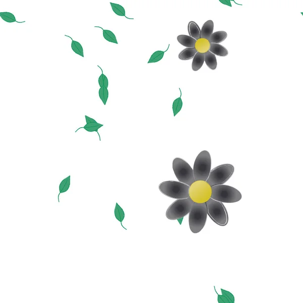 Fond Floral Sans Couture Fond Motif Fleurs Illustration Vectorielle — Image vectorielle