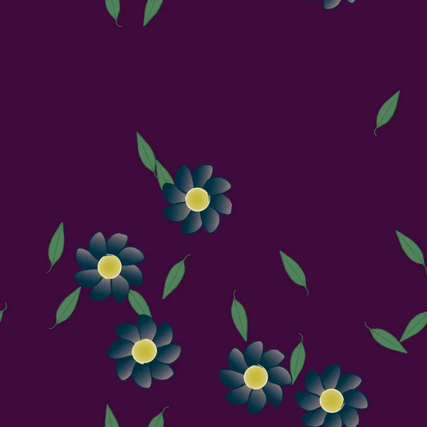 Квітка Квітковий Фон Квітковий Візерунок Фону Векторні Ілюстрації — стоковий вектор