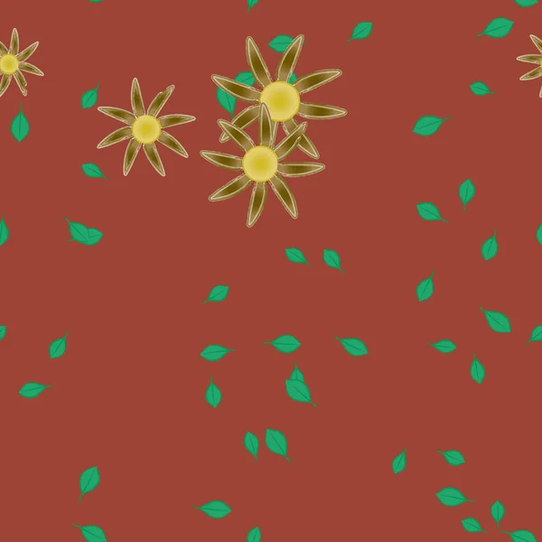 Värillinen Kukka Tausta Kukat Vektori Kuva — vektorikuva
