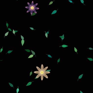 çiçek arkaplanı, vektör illüstrasyonu