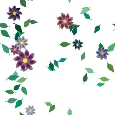 çiçek arkaplanı, vektör illüstrasyonu