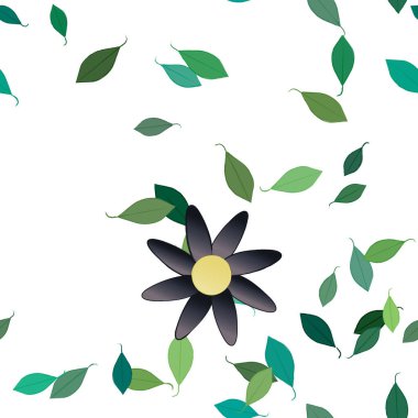 çiçek arkaplanı, vektör illüstrasyonu