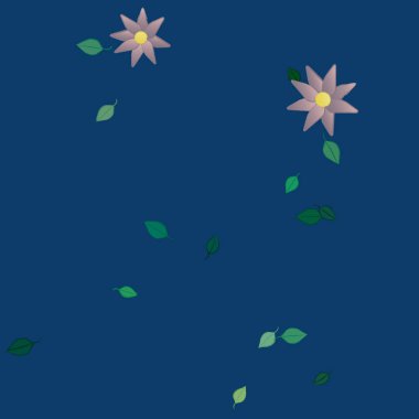 bahar çiçekleri arka planı, vektör illüstrasyonu