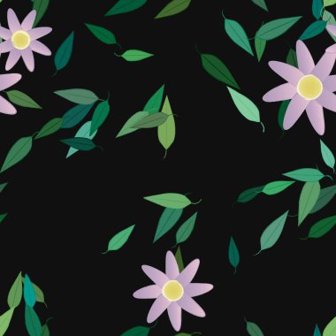 bahar çiçekleri arka planı, vektör illüstrasyonu