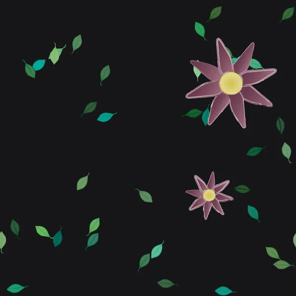 Άνοιξη Λουλούδια Φόντο Διανυσματική Απεικόνιση — Διανυσματικό Αρχείο