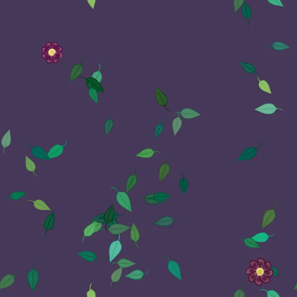 Fond Floral Coloré Avec Des Fleurs Illustration Vectorielle — Image vectorielle