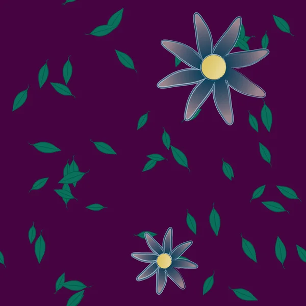 Цветы Цветут Обои Векторная Иллюстрация — стоковый вектор