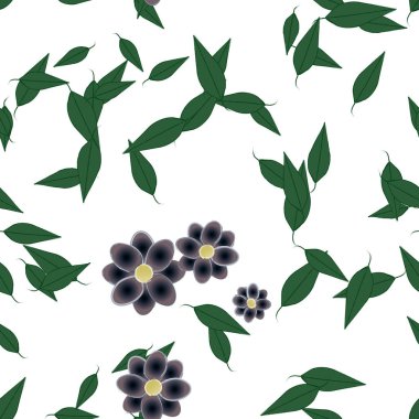 çiçek arkaplanı, vektör illüstrasyonu