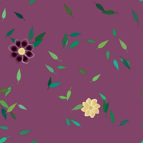 Primavera Flores Fundo Ilustração Vetorial — Vetor de Stock